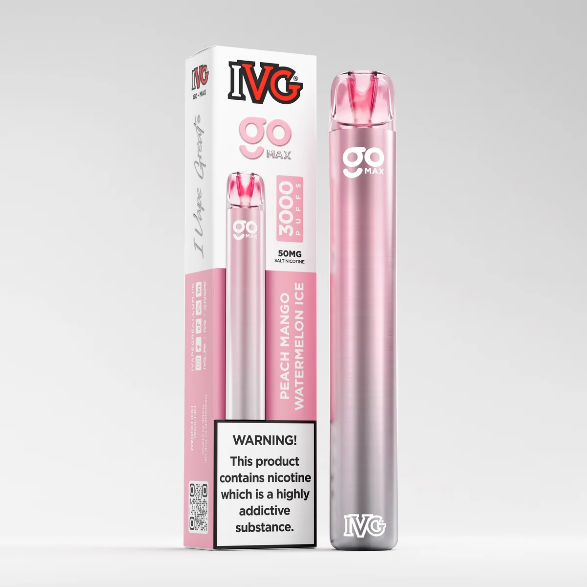 vapestreets-product-27569 IVG GO 3000 PUFFS Peach Mango Watermelon Ice - buy online in Pakistan | Vape Streets
