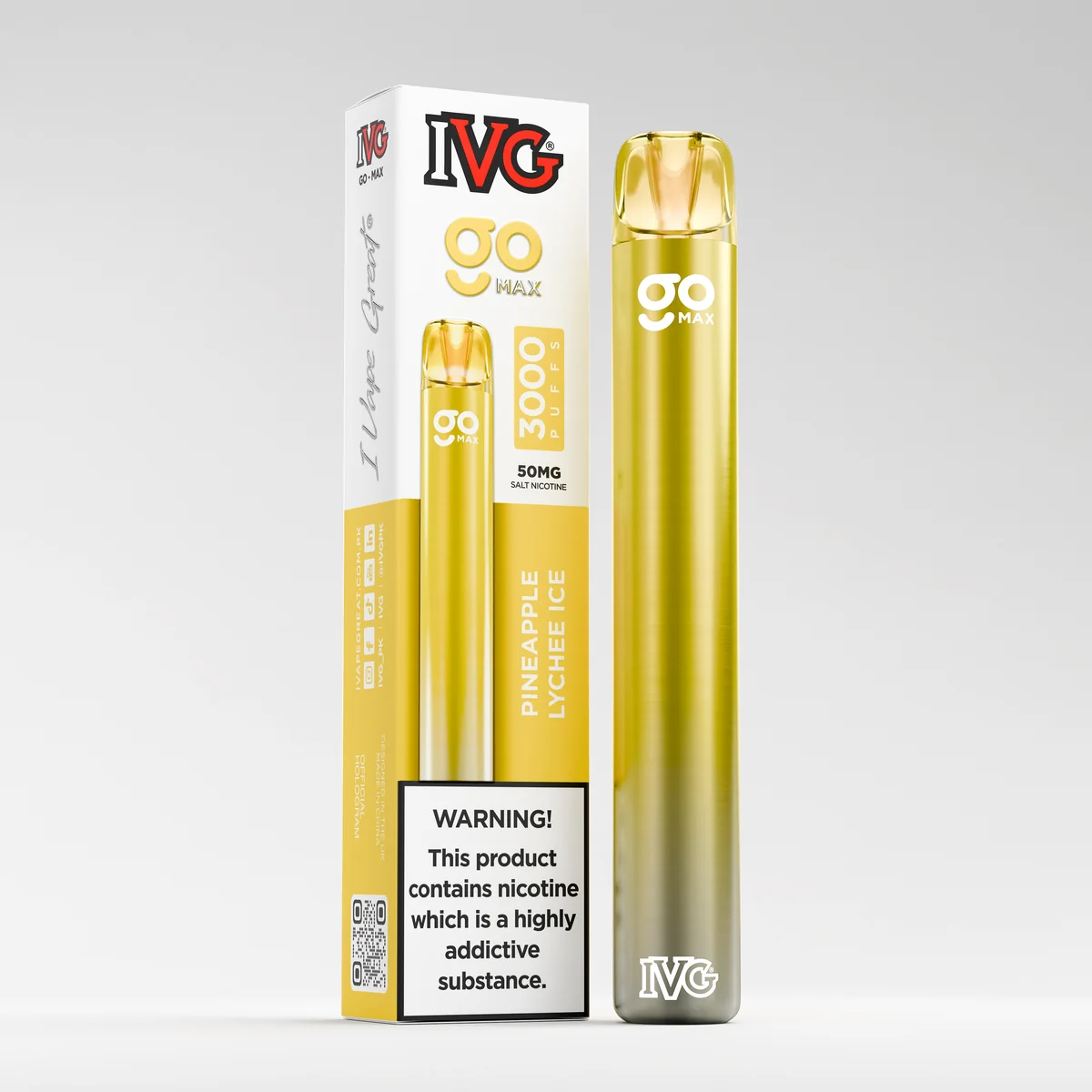 vapestreets-product-27572 IVG GO 3000 PUFFS Pineapple Lychee Ice - buy online in Pakistan | Vape Streets
