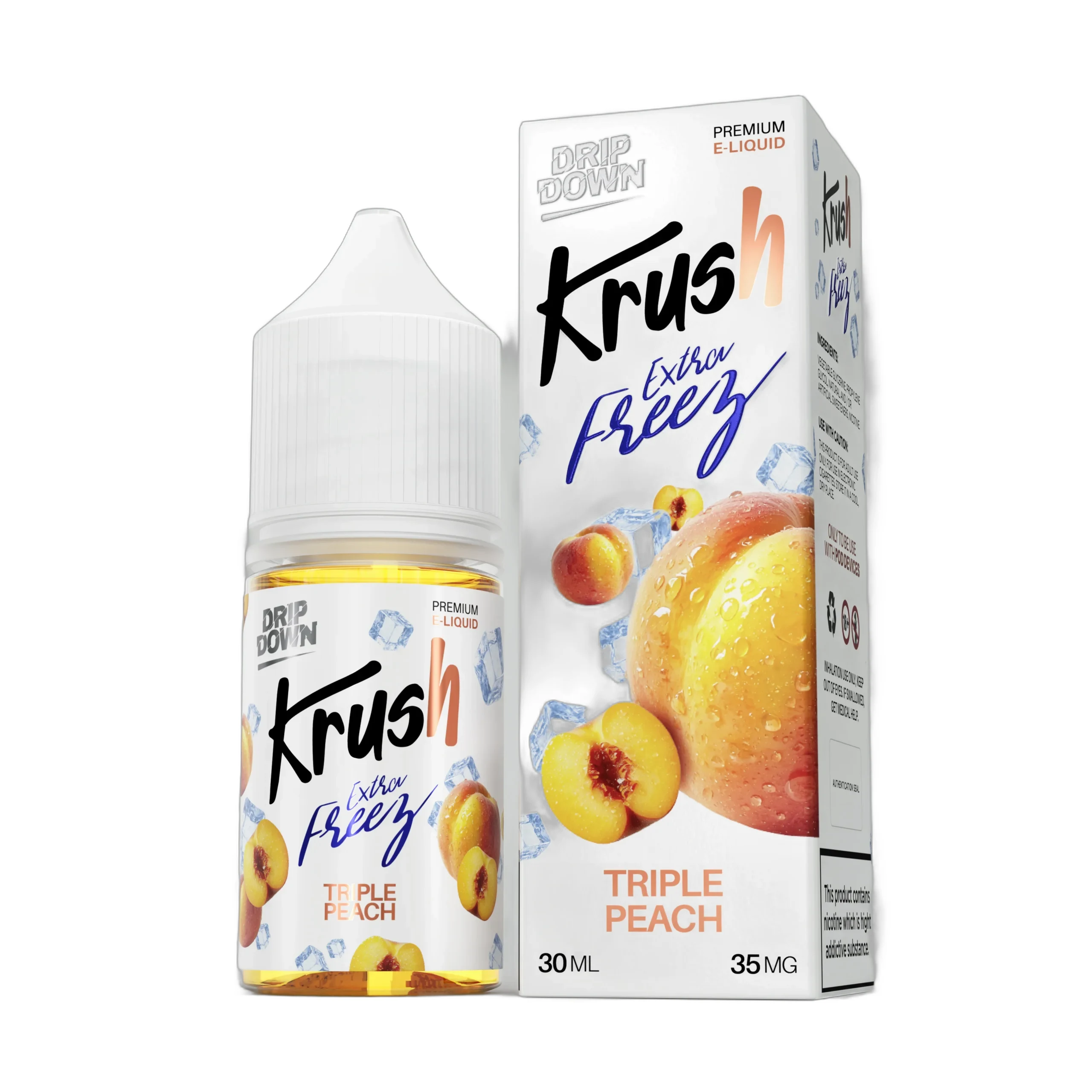 KRUSH EXTRA FREEZE Triple Peach Ice KRUSH EXTRA FREEZE Triple Peach Ice - buy online in Pakistan | Vape Streets