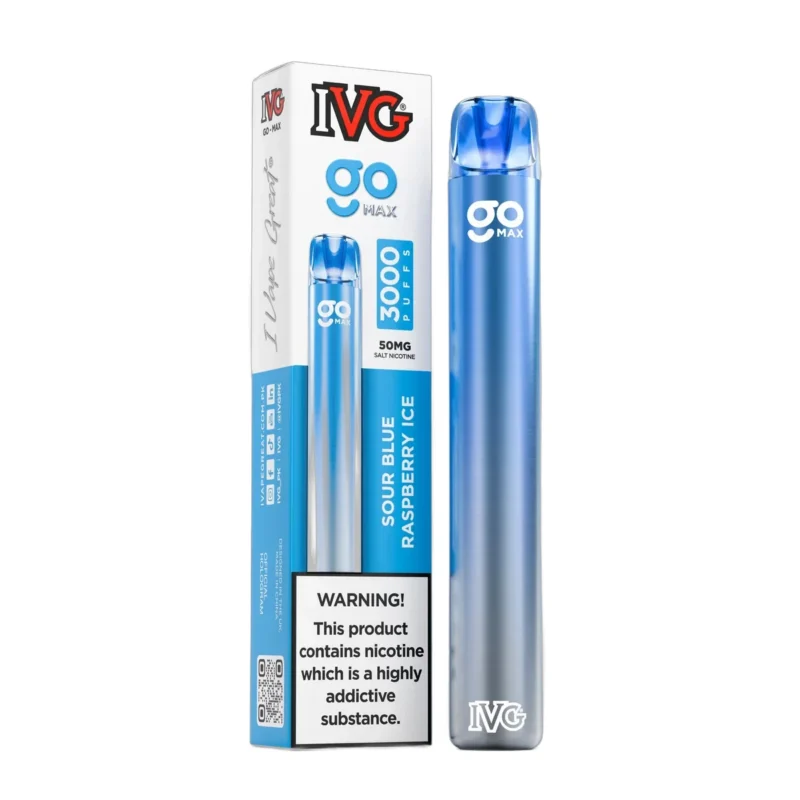 IVG GO 3000 PUFFS Sour Blue Raspberry Ice - buy online in Pakistan | Vape Streets