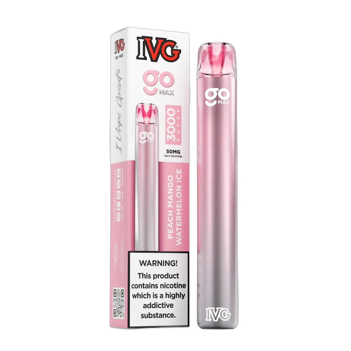 IVG GO 3000 PUFFS Peach Mango Watermelon Ice IVG GO 3000 PUFFS Peach Mango Watermelon Ice - buy online in Pakistan | Vape Streets